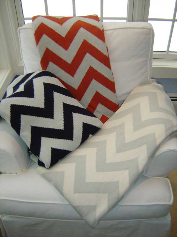Chevron throws on sale at Fleur Chevron throws on sale at Fleur