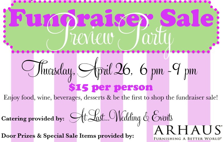 Spring Fundraiser Sale Preview Party at The Green Chair Project